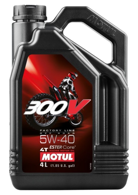 MOTUL OLEJ SILNIK 300V 4T FL ROAD RACING 5W40 4L (SYNTETYCZNY) MOTUL OLEJ SILNIK 300V 4T FL ROAD RACING 5W40 4L (SYNTETYCZNY)