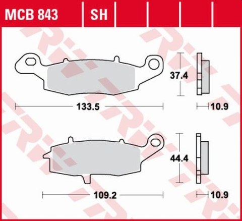 TRW ZF KLOCKI HAMULCOWE KH231/2 SINTER STREET KAWASAKI VN 900 06-17, VN 1500 98-03, VN 1600 03-08, VN 1700 09-17, VN 2000 04-10, TRW ZF KLOCKI HAMULCOWE KH231/2 SINTER STREET KAWASAKI VN 900 06-17, VN 1500 98-03, VN 1600 03-08, VN 1700 09-17, VN 2000 04-10,