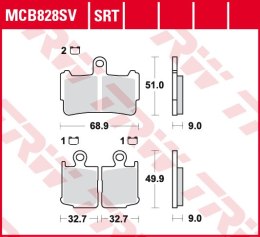 TRW ZF KLOCKI HAMULCOWE KH499/4 SINTER STREET HONDA VFR 1200 10-16, PRZÓD