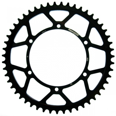 SUPERSPROX ZĘBATKA TYLNA 489 51 KAWASAKI KX/KXF '84-18 (JTR460.51) KOLOR CZARNY STALOWA SUPERSPROX ZĘBATKA TYLNA 489 51 KAWASAKI KX/KXF '84-18 (JTR460.51) KOLOR CZARNY STALOWA