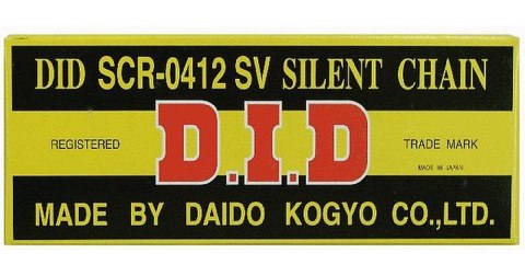 DID SCR0412SV-116 ŁAŃCUSZEK ROZRZĄDU (116-OGNIW) ZAKUTY (ZAMKNIĘTY) DID SCR0412SV-116 ŁAŃCUSZEK ROZRZĄDU (116-OGNIW) ZAKUTY (ZAMKNIĘTY)