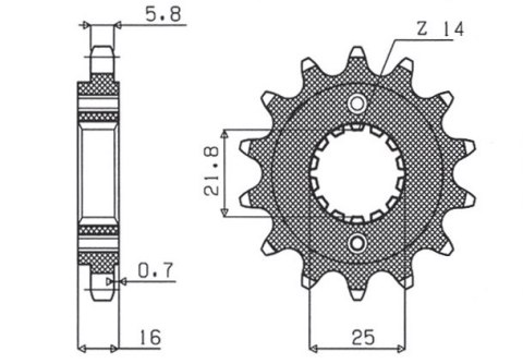 SUNSTAR ZĘBATKA PRZEDNIA 2075 15 DUCATI MONSTER 797 '17-18, SCRAMBLER 800 '17-18, SUPERSPORT 939 '17-18 (JTF736.15) (ŁAŃC. 520) SUNSTAR ZĘBATKA PRZEDNIA 2075 15 DUCATI MONSTER 797 '17-18, SCRAMBLER 800 '17-18, SUPERSPORT 939 '17-18 (JTF736.15) (ŁAŃC. 520)