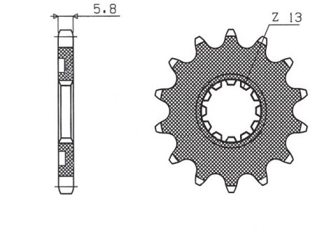 SUNSTAR ZĘBATKA PRZEDNIA 2141 13 KAWASAKI KXF 450 06-19 (JTF1565.13) (JTF565.13) (ŁAŃC. 520) (56513) (214113JT)YFZ 450 '04-'13 SUNSTAR ZĘBATKA PRZEDNIA 2141 13 KAWASAKI KXF 450 06-19 (JTF1565.13) (JTF565.13) (ŁAŃC. 520) (56513) (214113JT)YFZ 450 '04-'13