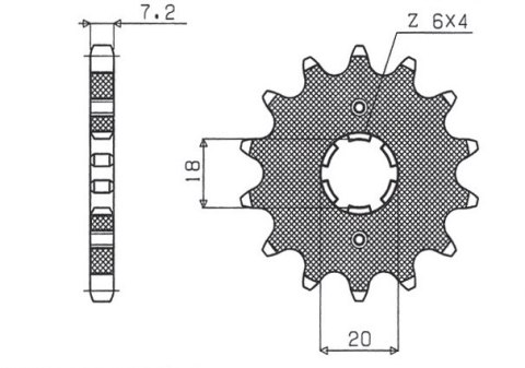 SUNSTAR ZĘBATKA PRZEDNIA 259 15 HONDA MTX/125/XL 125 (JTF259.15) (ŁAŃC. 428) (25915JT) SUNSTAR ZĘBATKA PRZEDNIA 259 15 HONDA MTX/125/XL 125 (JTF259.15) (ŁAŃC. 428) (25915JT)