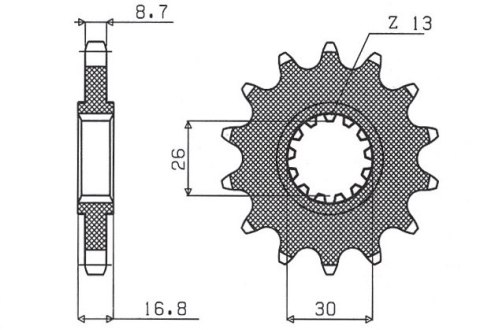 SUNSTAR ZĘBATKA PRZEDNIA 347 16 HONDA CBR 1000RR '04-'16, CBF 1000, CBR 900/929/954 (JTF333.16) (ŁAŃC. 530) (34716JT) SUNSTAR ZĘBATKA PRZEDNIA 347 16 HONDA CBR 1000RR '04-'16, CBF 1000, CBR 900/929/954 (JTF333.16) (ŁAŃC. 530) (34716JT)