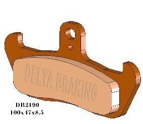 DELTA BRAKING KLOCKI HAMULCOWE KH134 - ZASTĘPUJE DB2190MX-D ORAZ DB2190QD-D DELTA BRAKING KLOCKI HAMULCOWE KH134 - ZASTĘPUJE DB2190MX-D ORAZ DB2190QD-D