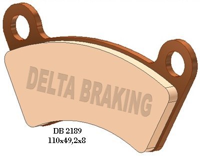 DELTA BRAKING KLOCKI HAMULCOWE KH482 - ZASTĘPUJE DB2189QD-D ORAZ DB2189MX-D DELTA BRAKING KLOCKI HAMULCOWE KH482 - ZASTĘPUJE DB2189QD-D ORAZ DB2189MX-D