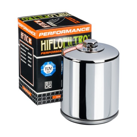 HIFLO FILTR OLEJU HF170CRC RACING HARLEY-DAVIDSON CHROMOWANY HIFLO FILTR OLEJU HF170CRC RACING HARLEY-DAVIDSON CHROMOWANY