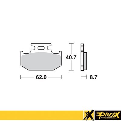 PROX KLOCKI HAMULCOWE KH152 KAWASAKI KX 125/250/500 '89-94, SUZUKI RM 125/250 '89-94, YAMAHA YZ 125 '92-97, 250 '92-97, YZ/YZF 4 PROX KLOCKI HAMULCOWE KH152 KAWASAKI KX 125/250/500 '89-94, SUZUKI RM 125/250 '89-94, YAMAHA YZ 125 '92-97, 250 '92-97, YZ/YZF 4