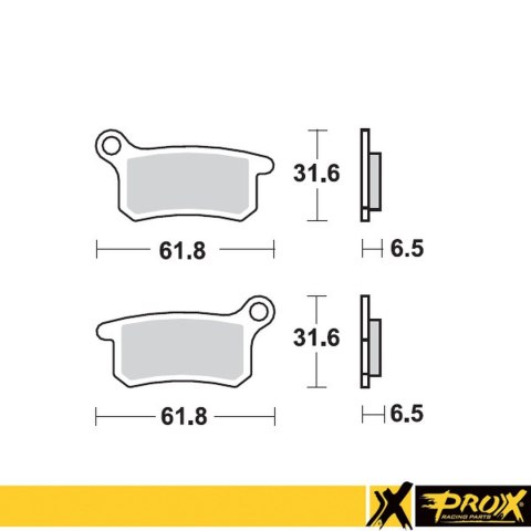 PROX KLOCKI HAMULCOWE KH357 KTM SX 65 '02-20 PRZÓD PROX KLOCKI HAMULCOWE KH357 KTM SX 65 '02-20 PRZÓD