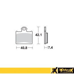 PROX KLOCKI HAMULCOWE KH602 KTM SX 85 '11-20 TYŁ