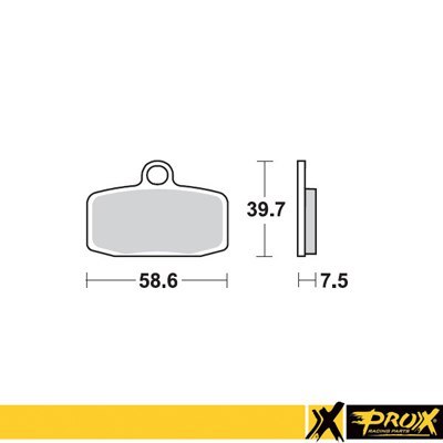 PROX KLOCKI HAMULCOWE KH612 KTM SX 85 '12-20, Freeride 250R '14-17, 350 '12-17 PRZÓD PROX KLOCKI HAMULCOWE KH612 KTM SX 85 '12-20, Freeride 250R '14-17, 350 '12-17 PRZÓD