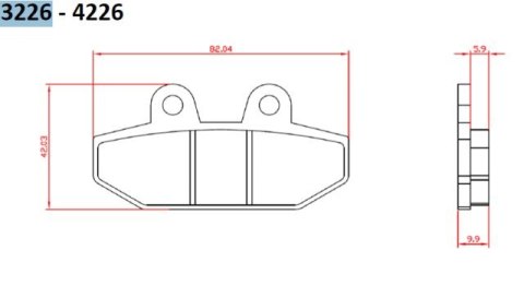 BRENTA KLOCKI HAMULCOWE KH710 HARLEY-DAVIDSON 1750/1870 '18-20, TYŁ (FT 3226) BRENTA KLOCKI HAMULCOWE KH710 HARLEY-DAVIDSON 1750/1870 '18-20, TYŁ (FT 3226)