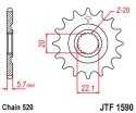 JT ZĘBATKA PRZEDNIA 2103 14 YAMAHA YZF 250 '01-'25, WR 250F '01-'25 (210314JT) (ŁAŃC. 520)