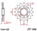 JT ZĘBATKA PRZEDNIA 2146 13 KAWASAKI KXF 250 '06-'17 (214613JT) (ŁAŃC. 520)