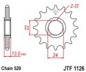 JT ZĘBATKA PRZEDNIA 402 16 APRILIA 650 PEGASO '91-97' (40216JT) (ŁAŃC.520)