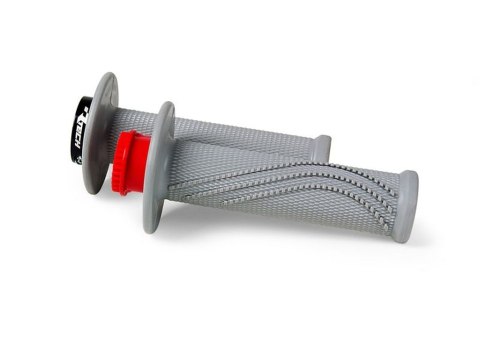RACETECH (RTECH) MANETKI R20 LOCK-ON (22+25MM) KOLOR SZARY + 8 ADAPTERÓW ROLGAZU RACETECH (RTECH) MANETKI R20 LOCK-ON (22+25MM) KOLOR SZARY + 8 ADAPTERÓW ROLGAZU