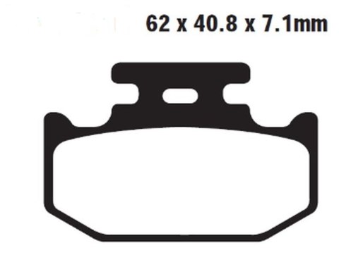 DELTA BRAKING KLOCKI HAMULCOWE KH497 HAMULEC POSTOJOWY / PARKING BRAKE YAMAHA YXC 700 VIKING '15-'22, YXM 700 WOLVERINE/VIKING ' DELTA BRAKING KLOCKI HAMULCOWE KH497 HAMULEC POSTOJOWY / PARKING BRAKE YAMAHA YXC 700 VIKING '15-'22, YXM 700 WOLVERINE/VIKING '
