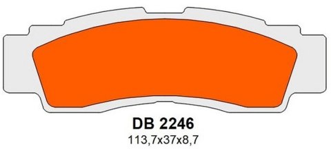 DELTA BRAKING KLOCKI HAMULCOWE KH676 PRZÓD YAMAHA YXF 1000R WOLVERINE '21-'22, YXZ 1000R '16-'22 DELTA BRAKING KLOCKI HAMULCOWE KH676 PRZÓD YAMAHA YXF 1000R WOLVERINE '21-'22, YXZ 1000R '16-'22
