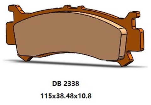 DELTA BRAKING KLOCKI HAMULCOWE KH701 LEWY PRZÓD HONDA SXS 1000 PIONEER '16-'22, SXS 1000 TALON '19-'22 DELTA BRAKING KLOCKI HAMULCOWE KH701 LEWY PRZÓD HONDA SXS 1000 PIONEER '16-'22, SXS 1000 TALON '19-'22