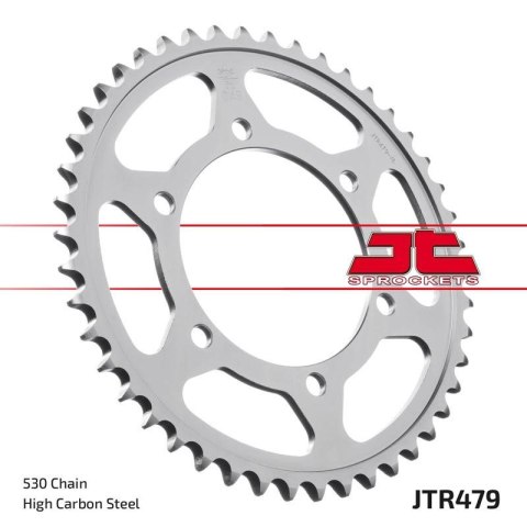 JT ZĘBATKA TYLNA 241 48 YAMAHA R6 '03-'10 (KONWERSJA NA 530) (24148JT) (ŁAŃC. 530) CZARNA JT ZĘBATKA TYLNA 241 48 YAMAHA R6 '03-'10 (KONWERSJA NA 530) (24148JT) (ŁAŃC. 530) CZARNA