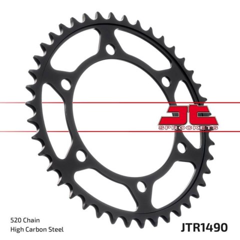JT ZĘBATKA TYLNA 475 42 KAWASAKI KLR 250 84-05 (47542JT) (ŁAŃC. 520) JT ZĘBATKA TYLNA 475 42 KAWASAKI KLR 250 84-05 (47542JT) (ŁAŃC. 520)
