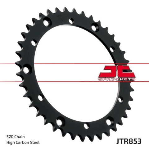 JT ZĘBATKA TYLNA 856 45 YAMAHA TT 250R '95-04, TT 600R '98-03, IT 175/200/465/490 '80-86, (85645JT) (ŁAŃC. 520) JT ZĘBATKA TYLNA 856 45 YAMAHA TT 250R '95-04, TT 600R '98-03, IT 175/200/465/490 '80-86, (85645JT) (ŁAŃC. 520)
