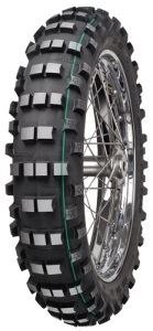 MITAS OPONA 130/90-18 EF-07 69R TT SUPER LIGHT ENDURO FIM (ZIELONY PASEK) TYŁ DOT 39-40/2022 (26278) (wycofane)