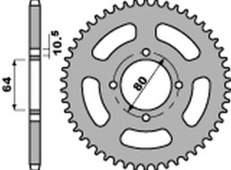 PBR ZĘBATKA TYLNA 4394 36 AEON 125/180/190/220 '00-'09, YAMAHA YFA BREEZE '89-'04, YFM 125 GRIZZLY '04-'12 (+4) (JTR1910.36) (ŁA