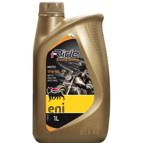 AGIP (ENI) OLEJ SILNIKOWY I-RIDE MOTO 15W50 PÓŁSYNTETYCZNY 1L AGIP (ENI) OLEJ SILNIKOWY I-RIDE MOTO 15W50 PÓŁSYNTETYCZNY 1L