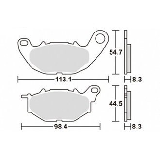 SBS KLOCKI HAMULCOWE PRZÓD KH663 PASUJE DO: YAMAHA YZF-R25 '15-'20, YZF-R3 '15-'23 PRZÓD SBS KLOCKI HAMULCOWE PRZÓD KH663 PASUJE DO: YAMAHA YZF-R25 '15-'20, YZF-R3 '15-'23 PRZÓD