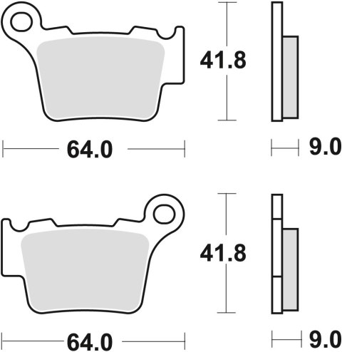 TRW ZF KLOCKI HAMULCOWE KH368 SINTER OFFROAD (WYCZYNOWE) BMW G 450 X / SMR 08-11, KTM EXC / SX 125 04-16, EXC / SX 250 03-17, EX TRW ZF KLOCKI HAMULCOWE KH368 SINTER OFFROAD (WYCZYNOWE) BMW G 450 X / SMR 08-11, KTM EXC / SX 125 04-16, EXC / SX 250 03-17, EX