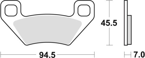 TRW ZF KLOCKI HAMULCOWE KH395 SINTER OFFROAD ARCTIC CAT ATV 300 10-, TRV 450 11-, TBX / TRV 500 05-, PROWLER 700 08-, TRV 1000 0 TRW ZF KLOCKI HAMULCOWE KH395 SINTER OFFROAD ARCTIC CAT ATV 300 10-, TRV 450 11-, TBX / TRV 500 05-, PROWLER 700 08-, TRV 1000 0