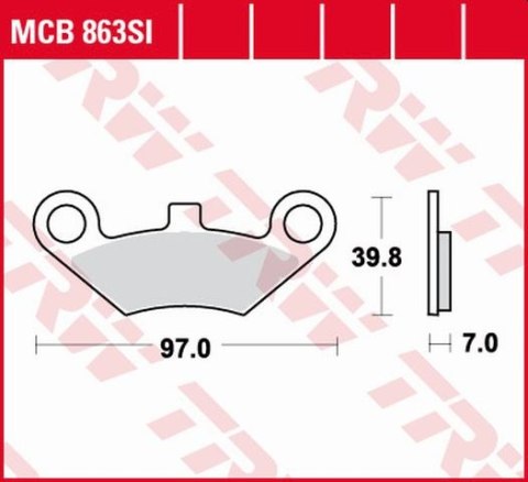 TRW ZF KLOCKI HAMULCOWE KH453 SINTER OFFROAD QUADZILLA 500 06-, PRZÓD, CF MOTO 500 TRW ZF KLOCKI HAMULCOWE KH453 SINTER OFFROAD QUADZILLA 500 06-, PRZÓD, CF MOTO 500