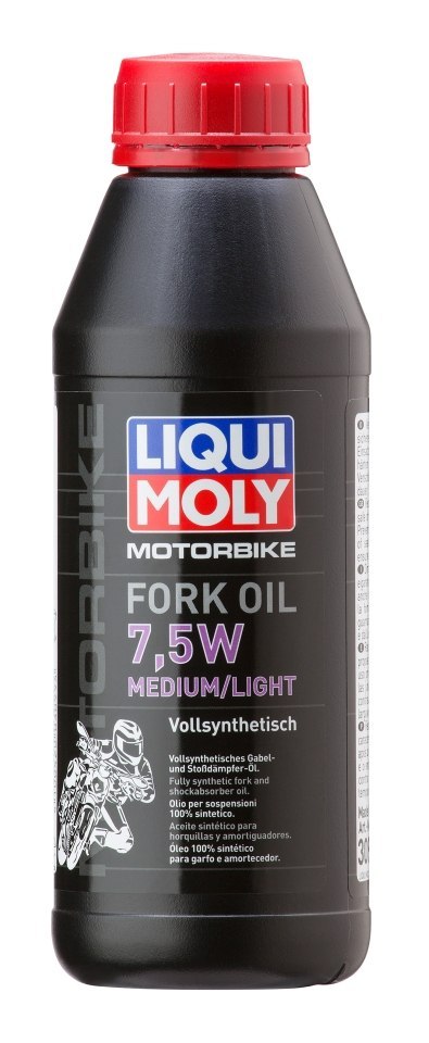 LIQUI MOLY OLEJ DO TELESKOPÓW/ AMORTYZATORÓW/ZAWIESZENIA MOTORBIKE FORK OIL 7,5W MEDIUM/LIGHT 0,5L (6) LIQUI MOLY OLEJ DO TELESKOPÓW/ AMORTYZATORÓW/ZAWIESZENIA MOTORBIKE FORK OIL 7,5W MEDIUM/LIGHT 0,5L (6)