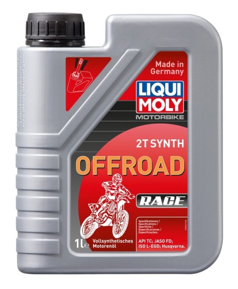 LIQUI MOLY OLEJ SILNIKOWY MOTORBIKE 2T SYNTH OFFROAD RACE 1L (6) LIQUI MOLY OLEJ SILNIKOWY MOTORBIKE 2T SYNTH OFFROAD RACE 1L (6)