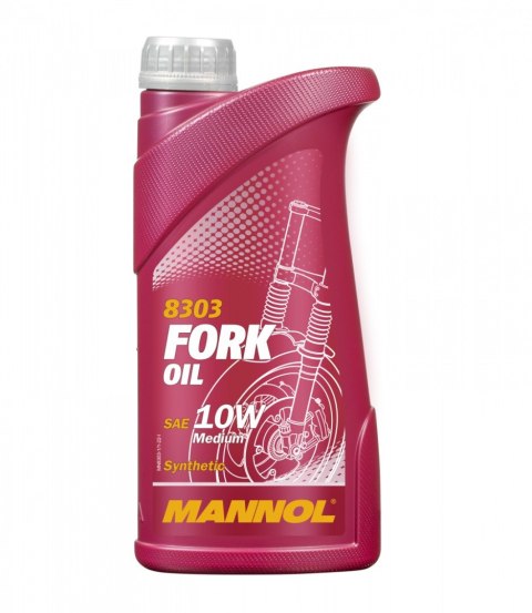 MANNOL OLEJ DO TELESKOPÓW / AMORTYZATORÓW / ZAWIESZENIA FORK OIL SAE 10W 1L (8303) (20) MANNOL OLEJ DO TELESKOPÓW / AMORTYZATORÓW / ZAWIESZENIA FORK OIL SAE 10W 1L (8303) (20)