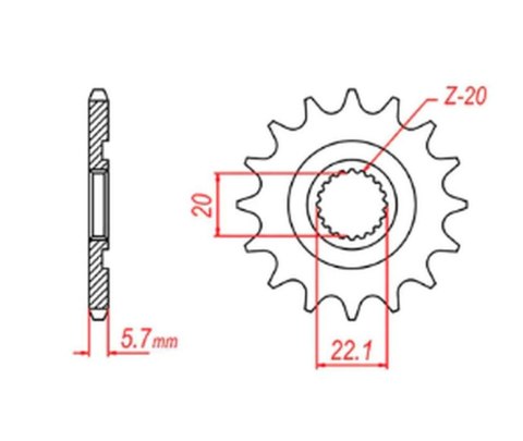 MTX PARTS ZĘBATKA PRZEDNIA 2103 12 YAMAHA YZF 250 '01-'17, WR 250F '01-'17 (JTF1590.12) (ŁAŃC. 520) (JTF1590.12) MTX PARTS ZĘBATKA PRZEDNIA 2103 12 YAMAHA YZF 250 '01-'17, WR 250F '01-'17 (JTF1590.12) (ŁAŃC. 520) (JTF1590.12)