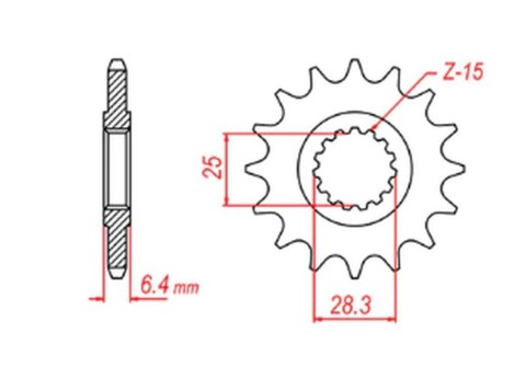 MTX PARTS ZĘBATKA PRZEDNIA 2168 14 YAMAHA YFZ 450/YFM 700 RAPTOR '06-'19 (JTF1592.14) (ŁAŃC. 520) MTX PARTS ZĘBATKA PRZEDNIA 2168 14 YAMAHA YFZ 450/YFM 700 RAPTOR '06-'19 (JTF1592.14) (ŁAŃC. 520)