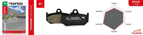 NEWFREN KLOCKI HAMULCOWE PRZÓD KH181 (TOURING ORGANIC) BREMBO PRZÓD NEWFREN KLOCKI HAMULCOWE PRZÓD KH181 (TOURING ORGANIC) BREMBO PRZÓD