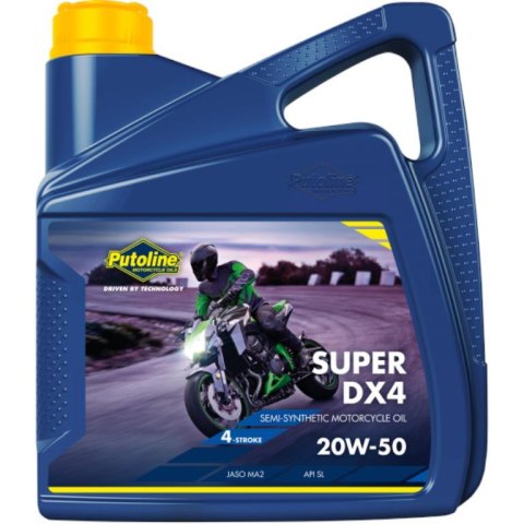 PUTOLINE OLEJ SILNIKOWY 4T SUPER DX4 20W50 4L (AKC) PUTOLINE OLEJ SILNIKOWY 4T SUPER DX4 20W50 4L (AKC)