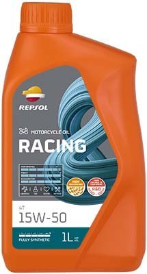 REPSOL OLEJ SILNIKOWY 4T RACING 15W50 1L MA2 SYNTETYCZNY (12) ZASTĘPUJE RP160M51 REPSOL OLEJ SILNIKOWY 4T RACING 15W50 1L MA2 SYNTETYCZNY (12) ZASTĘPUJE RP160M51