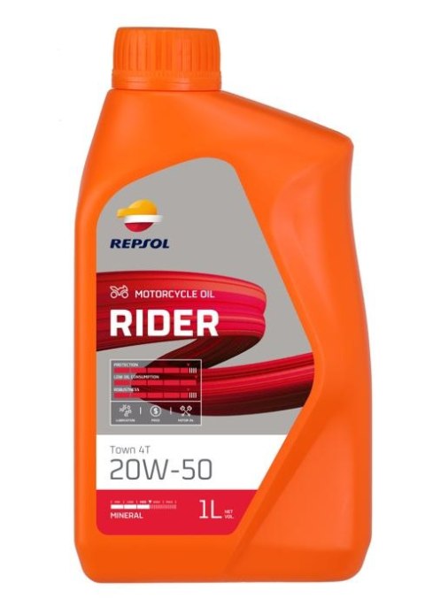 REPSOL OLEJ SILNIKOWY 4T RIDER 20W50 1L MA2 MINERALNY (12) - ZASTĘPUJE RP165Q51 REPSOL OLEJ SILNIKOWY 4T RIDER 20W50 1L MA2 MINERALNY (12) - ZASTĘPUJE RP165Q51