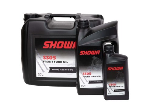 SHOWA OLEJ DO TELESKOPÓW / AMORTYZATORÓW / ZAWIESZENIA FRONT FORK OIL SS05 5W (15,65 cSt) 5L (3) (AKC) SHOWA OLEJ DO TELESKOPÓW / AMORTYZATORÓW / ZAWIESZENIA FRONT FORK OIL SS05 5W (15,65 cSt) 5L (3) (AKC)