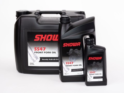 SHOWA OLEJ DO TELESKOPÓW / AMORTYZATORÓW / ZAWIESZENIA FRONT FORK OIL SS47 10W 5L (34,88 cSt) (3) (AKC) SHOWA OLEJ DO TELESKOPÓW / AMORTYZATORÓW / ZAWIESZENIA FRONT FORK OIL SS47 10W 5L (34,88 cSt) (3) (AKC)
