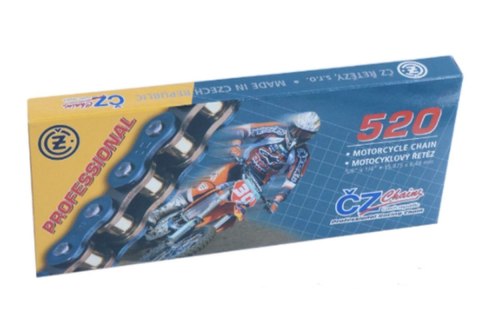 CZ ŁAŃCUCH NAPĘDOWY 520 M (108 OGNIW) MOTOCROSS DO 125 CCM (2T), 250 CCM (4T) (35,0 KN) + ZAPINKA CZ ŁAŃCUCH NAPĘDOWY 520 M (108 OGNIW) MOTOCROSS DO 125 CCM (2T), 250 CCM (4T) (35,0 KN) + ZAPINKA