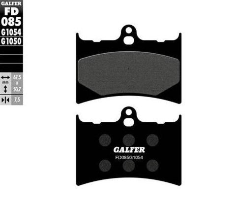 GALFER KLOCKI HAMULCOWE KH126 PÓŁMETALICZNE GALFER KLOCKI HAMULCOWE KH126 PÓŁMETALICZNE