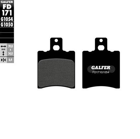 GALFER KLOCKI HAMULCOWE KH206 PÓŁMETALICZNE GALFER KLOCKI HAMULCOWE KH206 PÓŁMETALICZNE
