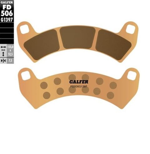 GALFER KLOCKI HAMULCOWE KH680 SPIEK METALICZNY (ZŁOTE) ATV POLARIS GALFER KLOCKI HAMULCOWE KH680 SPIEK METALICZNY (ZŁOTE) ATV POLARIS
