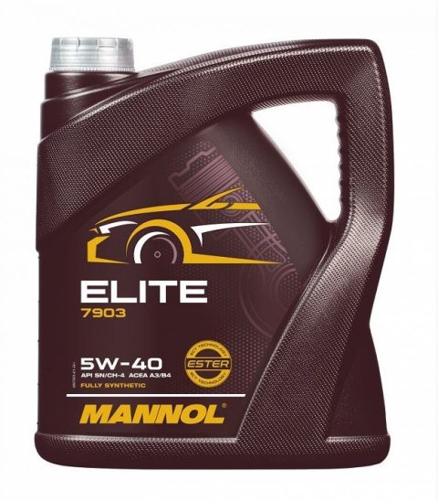 MANNOL OLEJ SILNIKOWY 4T ELITE 5W40 4L (API SN/CH-4, JASO MA2) SEMISYNTETYK (7903) (4) MANNOL OLEJ SILNIKOWY 4T ELITE 5W40 4L (API SN/CH-4, JASO MA2) SEMISYNTETYK (7903) (4)